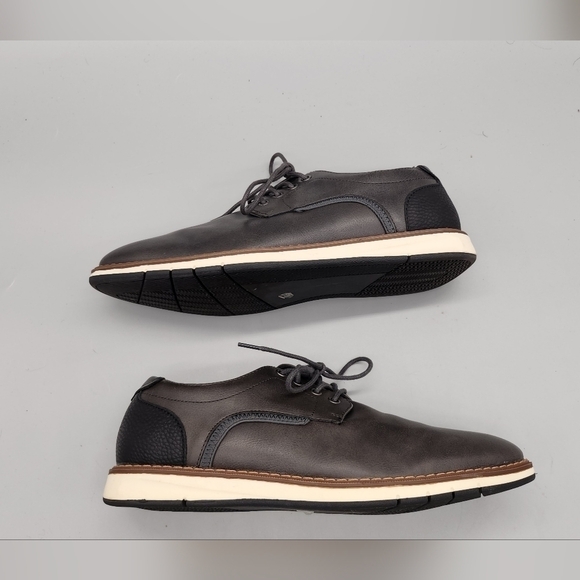 Mix No. 6 Shoe Mens 8.5 M Bache Lace Up Charcoal Black Oxford Casual - Picture 7 of 9